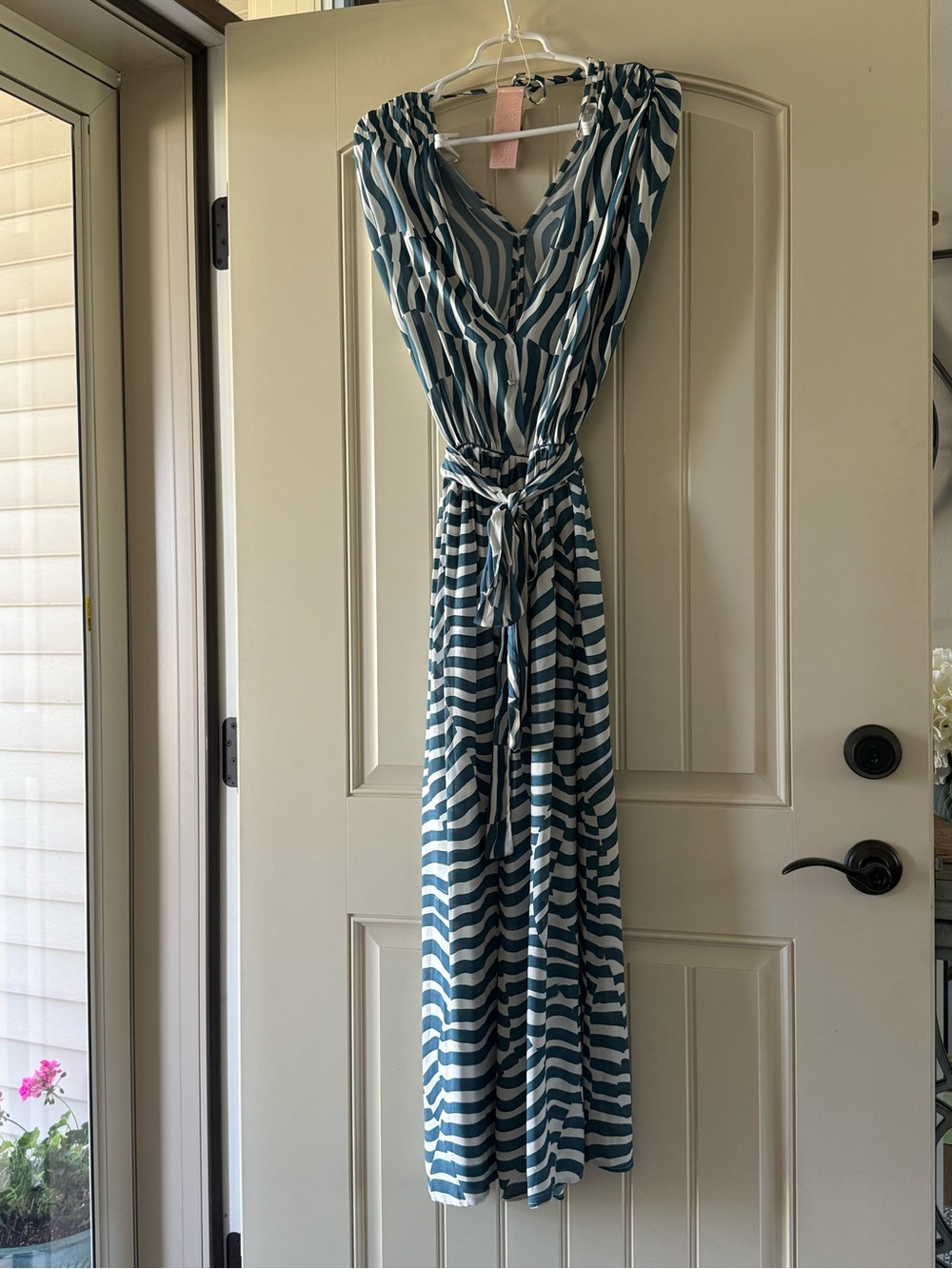 Ottod’Ame Made in Italy Abstract Print Midi Dress – Size US 8